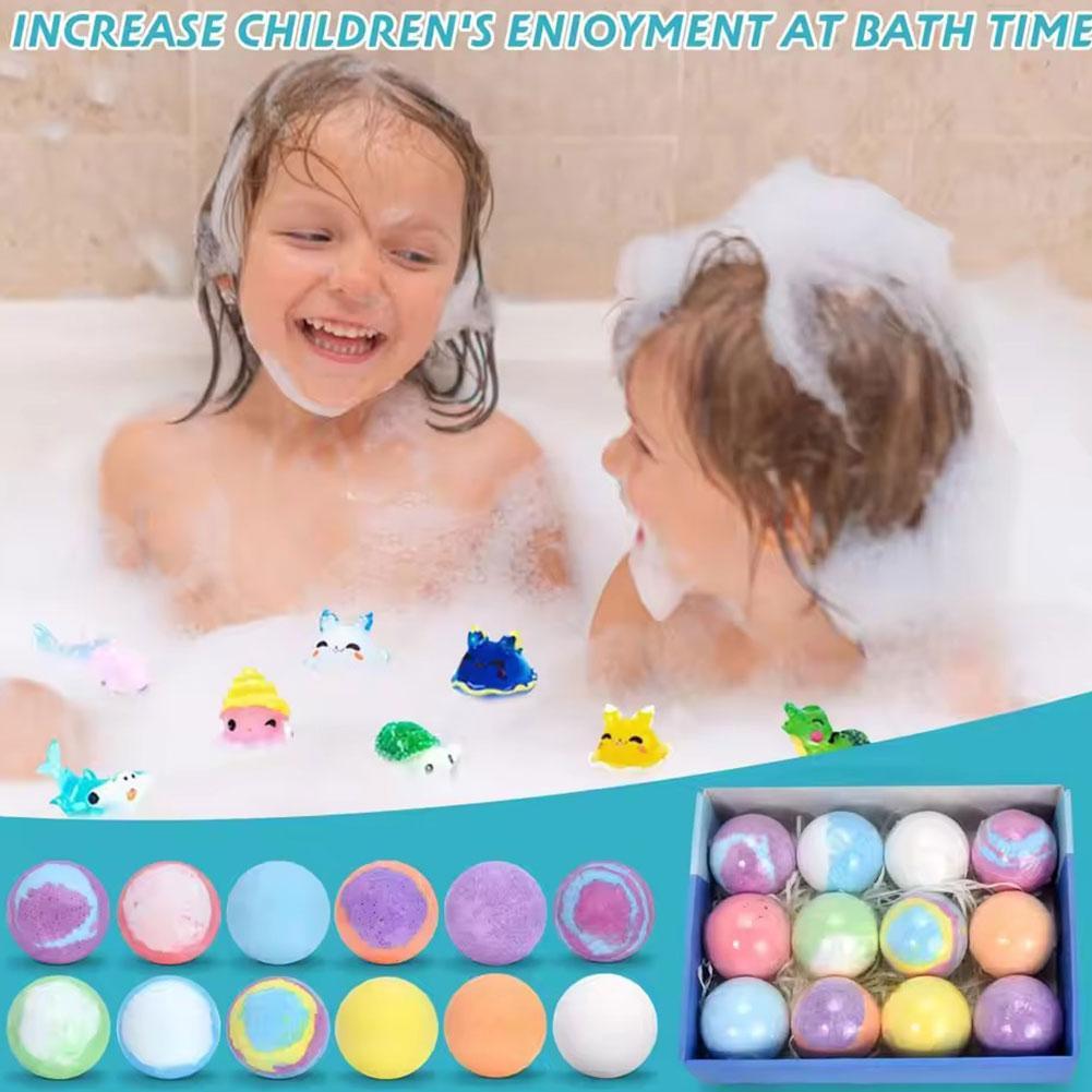 Bath Salts - Spielzeug-Badesalzkugeln, 1/6/12 Stück, Badekugeln, Schaumbadkugeln, Kinder-Badekugeln,