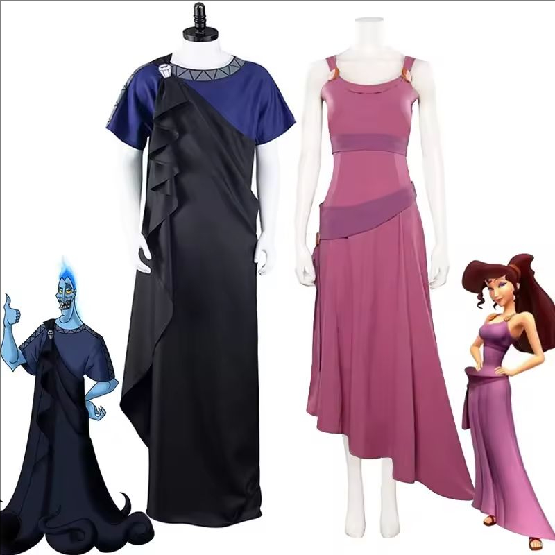 Bathrobe - Herkules Megara Hades Cosplay Kostüm Cartoon-Film-Outfits