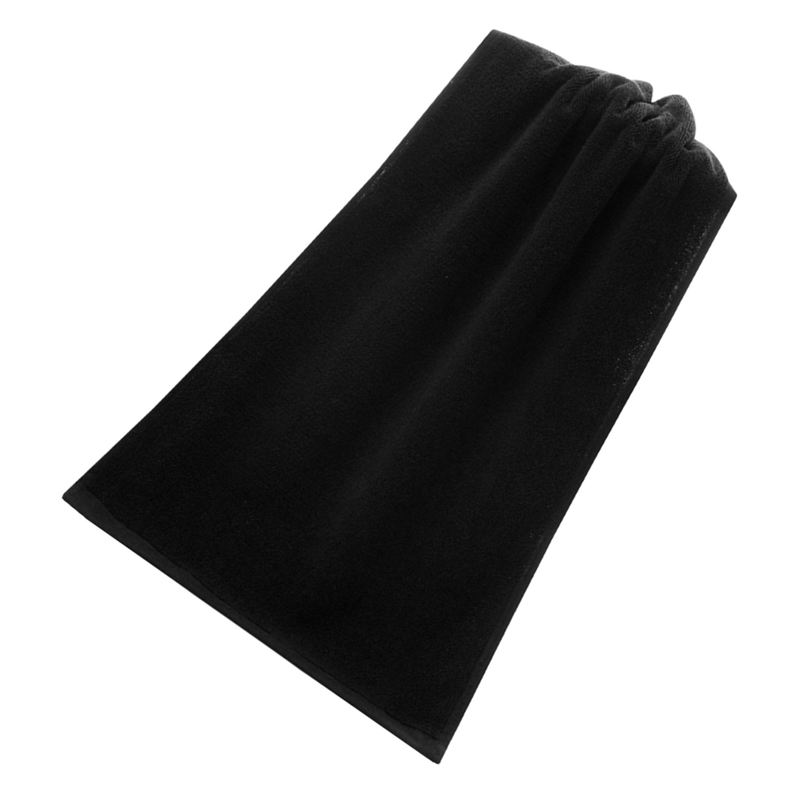 Spa Towel - Extra Großes Schwarzes Baumwoll-Handtuch Reines Natürliches