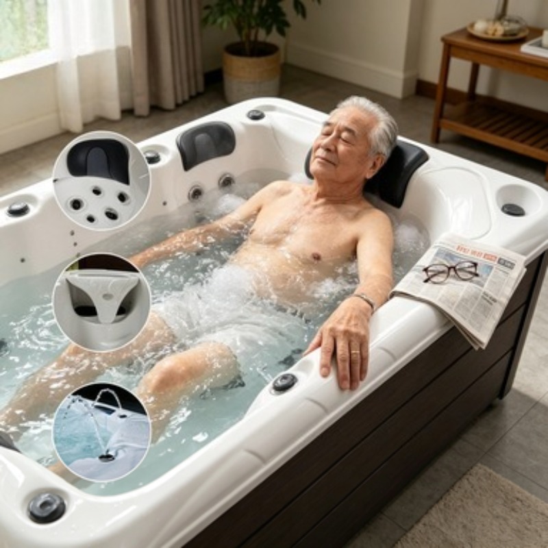 Spa Massager - Massage-Badewanne Acryl-Whirlpool Spa Hot Tub Jacuzzi