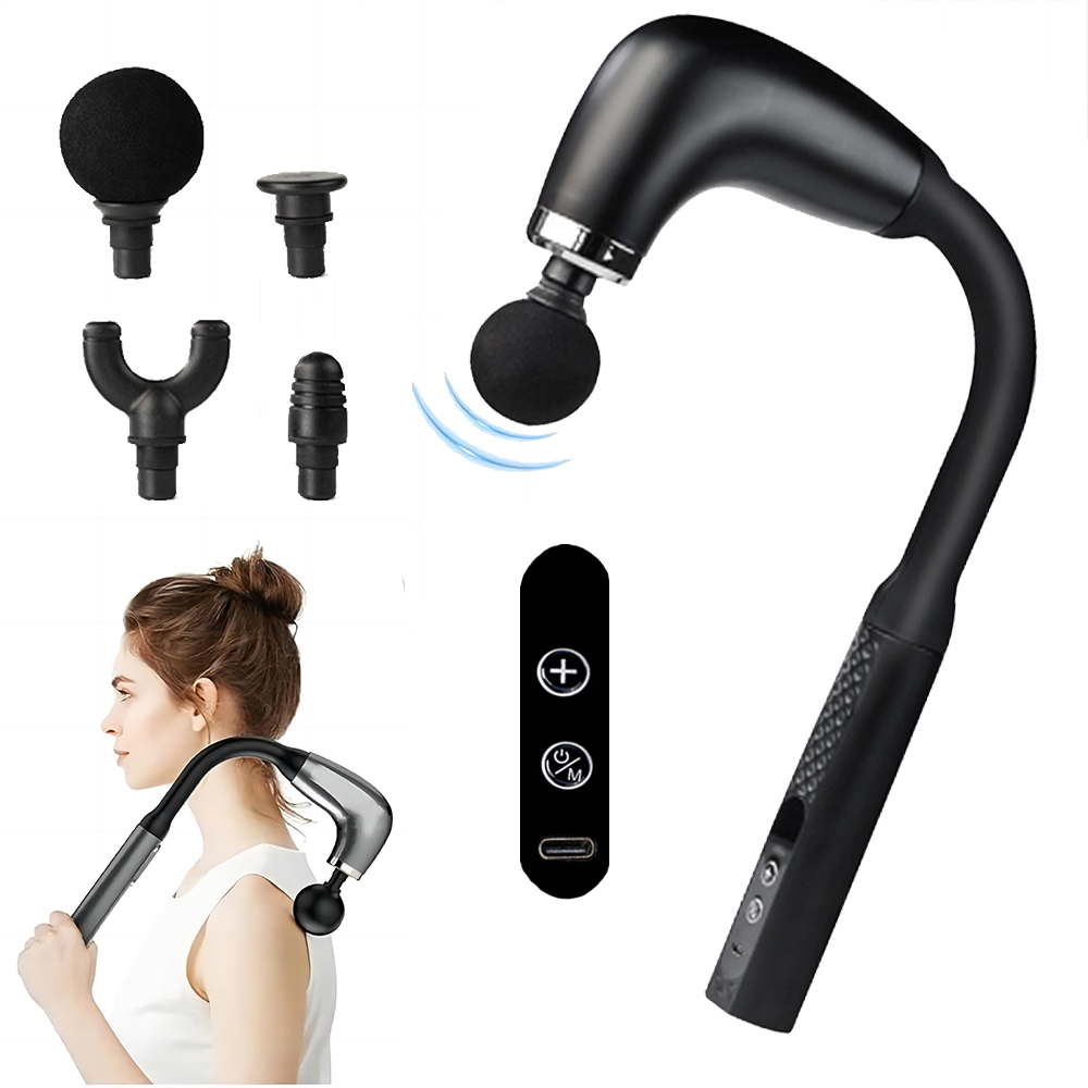Massage Gun - Tragbare Faszienmassagepistole, elektrisches Percussionspistolen-Massagegerät, Körperentspannung mit