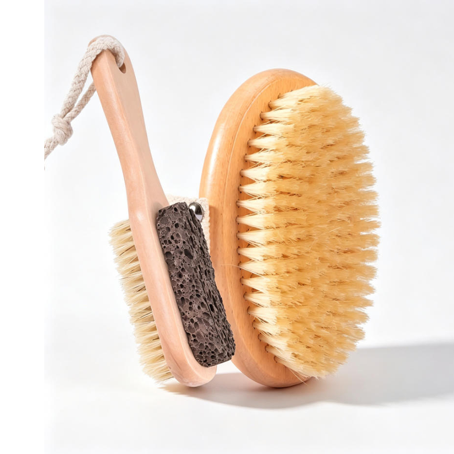 Body Brush - 2 Stück Trockenbürste für den Körper