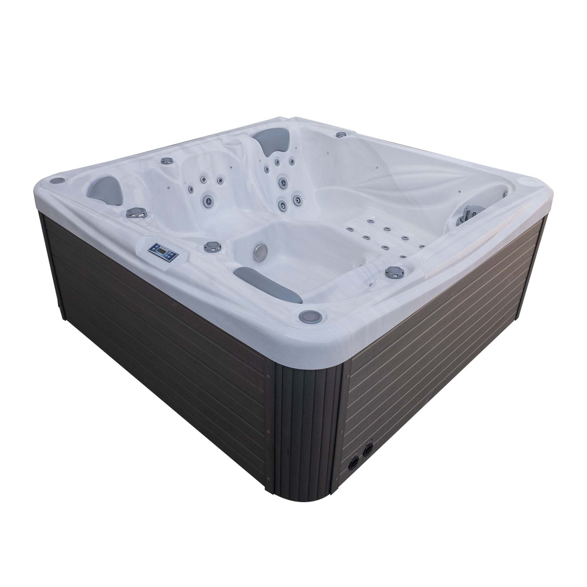 Hot Tub - 5-Personen-Whirlpool, 2200mm/86,6 Zoll Acryl-Außen-Spa-Wanne, Freistehender Whirlpool,