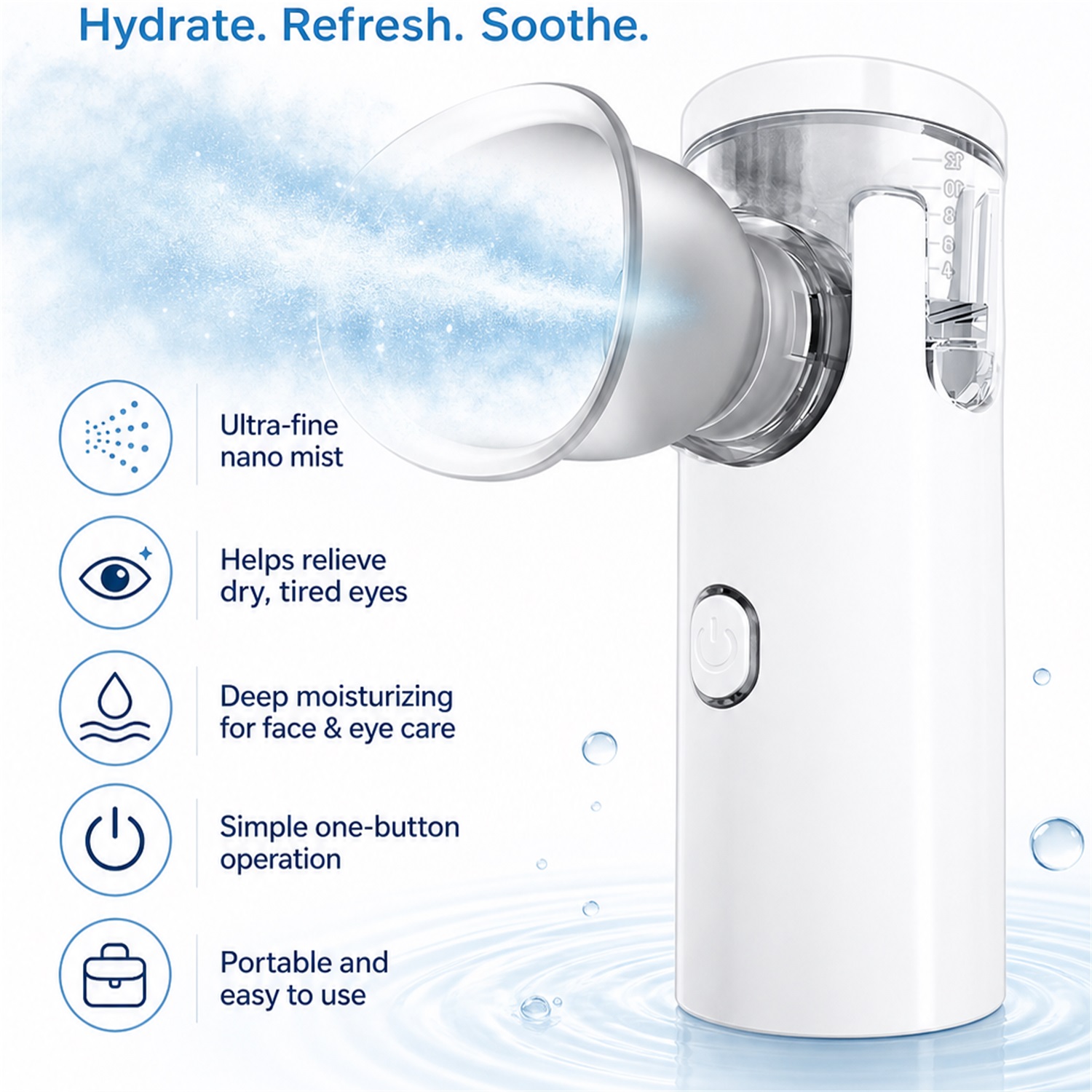 Augen-Nano-Luftbefeuchter und  – Face Steamer Bewertung und Preis