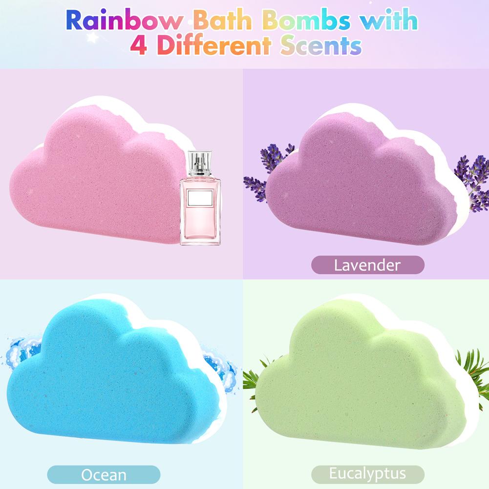 Regenbogen-Wolken-Badekugel fü – Bath Salts Bewertung und Preis